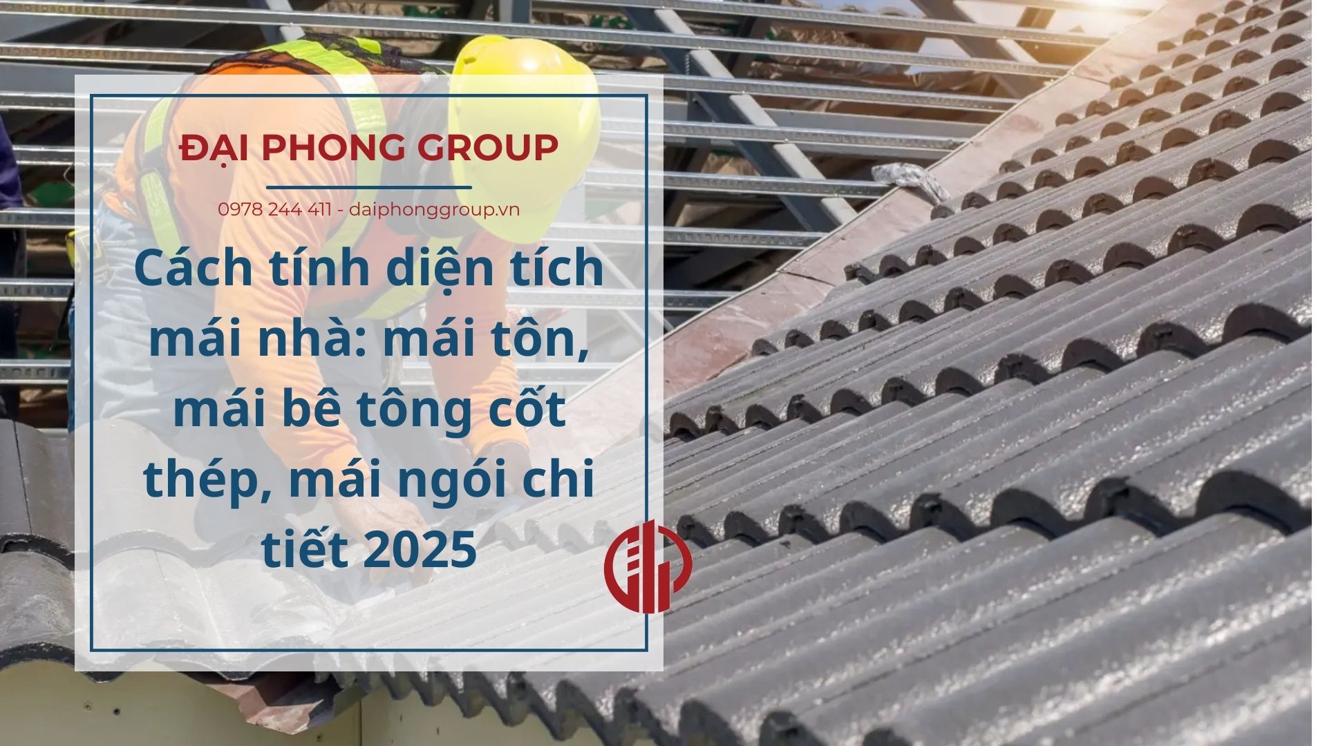 Cách tính diện tích mái nhà